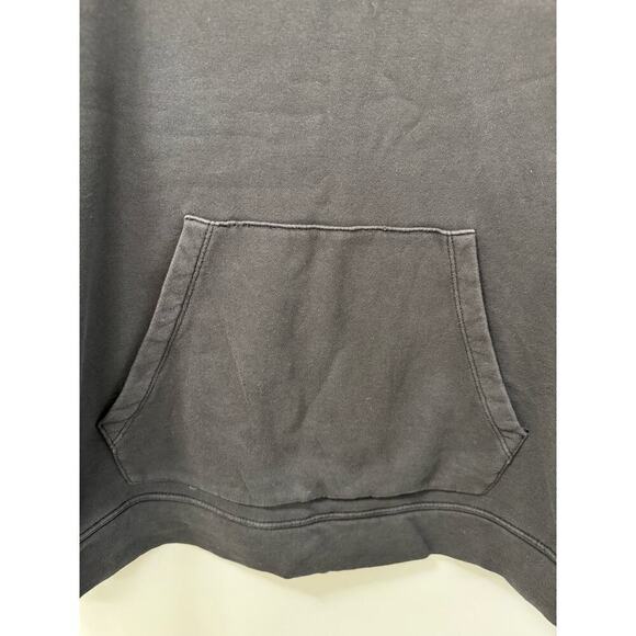 James Perse Size Large/ 3 Dark Gray Cotton Sweatshirt Kangaroo Pockets - Picture 4 of 6